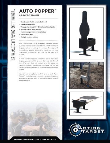 Auto Popper Cutsheet - Action Target