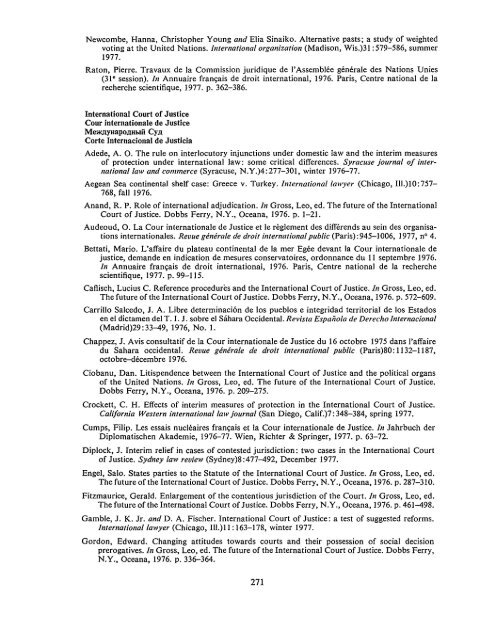 Bibliography - United Nations Treaty Collection - Naciones Unidas