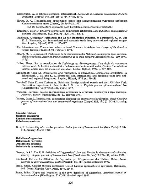 Bibliography - United Nations Treaty Collection - Naciones Unidas