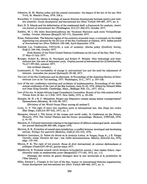 Bibliography - United Nations Treaty Collection - Naciones Unidas