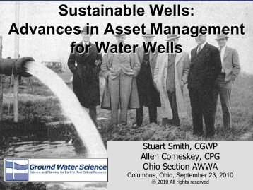 Sustainable Wells: Role of Well Rehabilitation and ... - Ohiowater.org