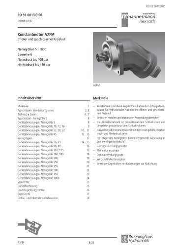 Konstantmotor A2FM - Group VH A/S