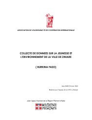 COLLECTE DE DONNEES SUR LA JEUNESSE ET L ... - Lvia