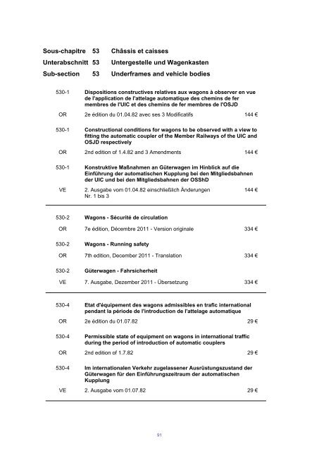 Download die druckfertige Fassung des UIC-Kodex