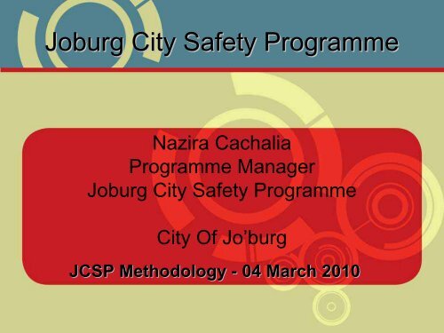 Joburg City Safety Programme - NDP