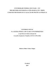 CONTROLE SOCIAL E A â€œNOVA INSTITUCIONALIDADE PÃšBLICAâ€