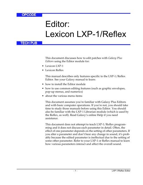 opcode galaxy patch editor for dx7 opcode galaxy patch editor for dx7