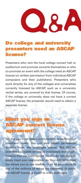 Did You Know - ascap