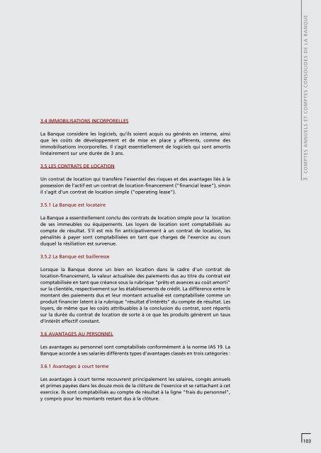 RAPPORTS ET BILAN 2011 - BCEE