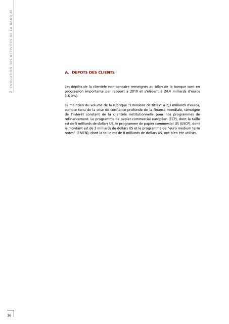 RAPPORTS ET BILAN 2011 - BCEE