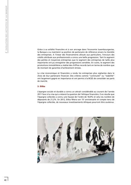 RAPPORTS ET BILAN 2011 - BCEE