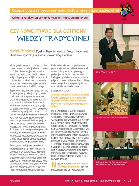 Nr 2/2011 - Regionalny OÅrodek Informacji Patentowej BG AGH