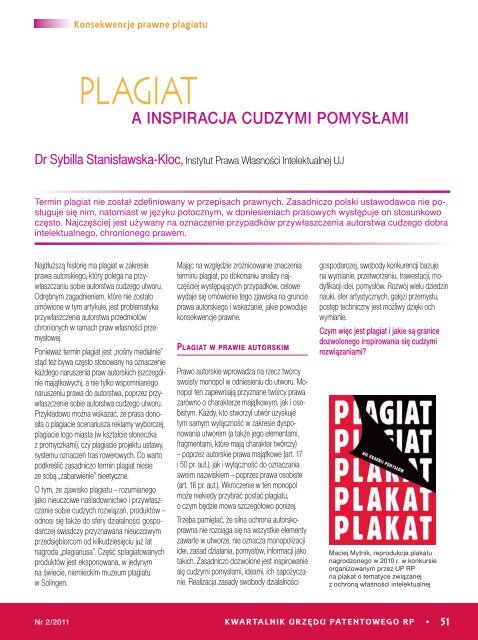 Nr 2/2011 - Regionalny OÅrodek Informacji Patentowej BG AGH