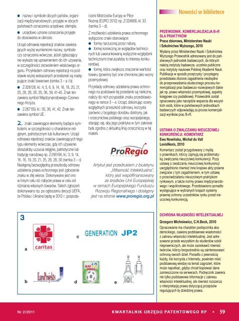 Nr 2/2011 - Regionalny OÅrodek Informacji Patentowej BG AGH