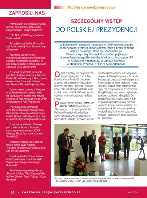 Nr 2/2011 - Regionalny OÅrodek Informacji Patentowej BG AGH