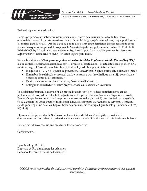 Cover Letter Spanish Cover Letter Spanish