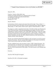 Sample Research Proposal Cover Letter - Northwest Portland Area ...