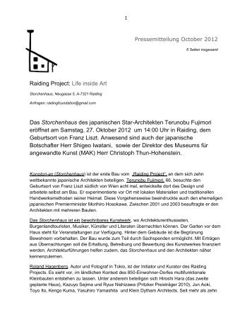 Pressemitteilung - Woschitz Group