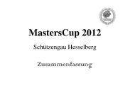 Masters-Cup 20012 Ergebnisse - Gaujugend im SchÃ¼tzengau ...