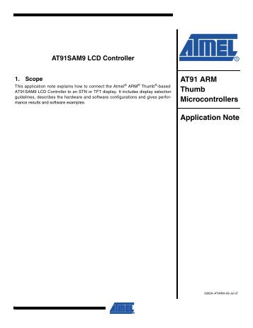 AT91SAM9 LCD Controller