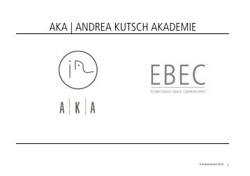 AKA's EBEC - Andrea Kutsch Akademie