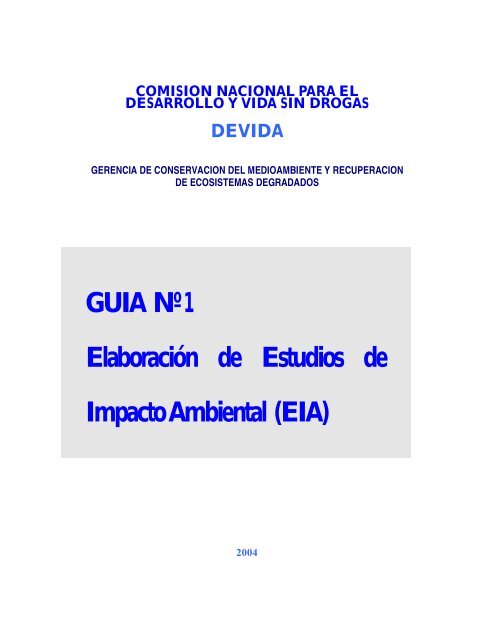 EIA - observatorio peruano de drogas