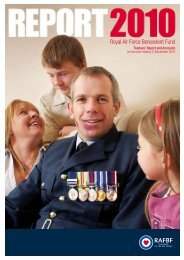 2010 annual report and accounts - PDF 700KB - RAF Benevolent ...