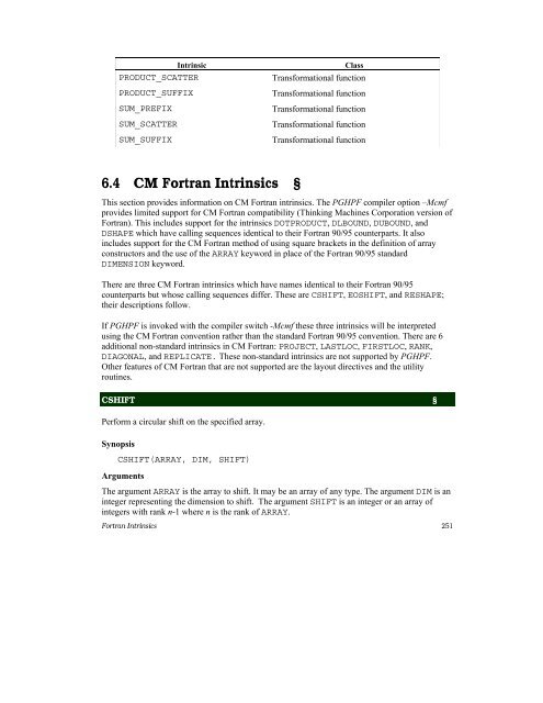 PGI Fortranï - Servidor WWW del Cluster Ladon-Hidra