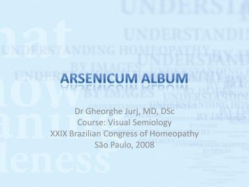 ARSENICUM ALBUM.pdf - Dr. Gheorghe Jurj - Homeopatie