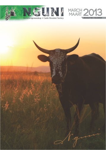 nuusbrief maart 2013.cdr - The Nguni Cattle Breeders