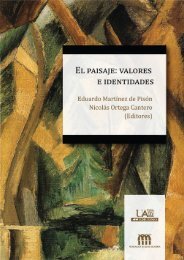 El paisaje: valores e identidades - Universidad AutÃ³noma de Madrid