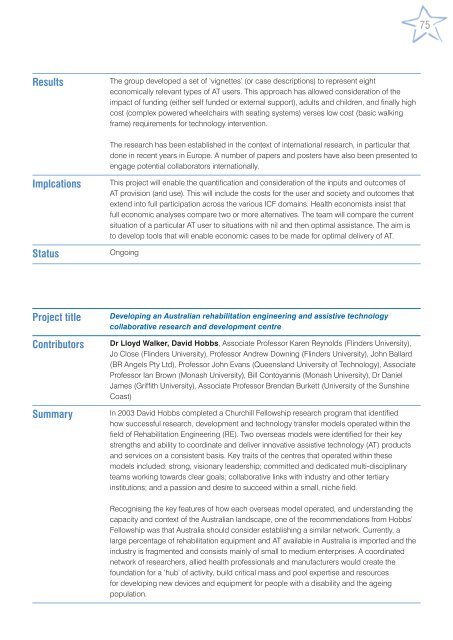 Novita Research Report - 2004 to 2007 - Novita Children's Services