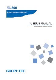 USER'S MANUAL - Graphtec