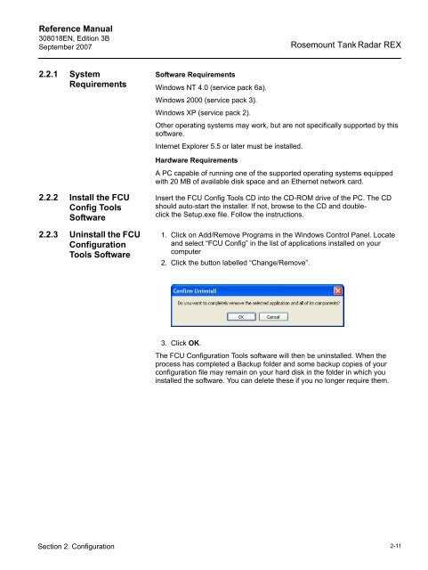 FCU 2165/2175 Reference Manual - Emerson Process Management