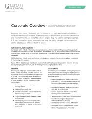 Company Overview - Redwood Toxicology Laboratory