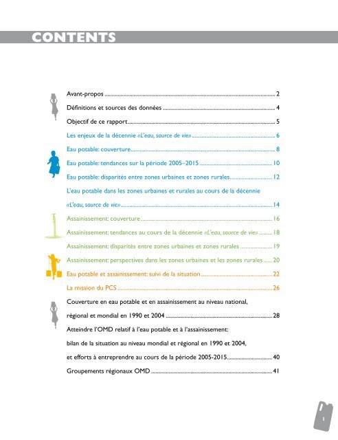 L'EAU POTABLE ET À L'ASSAINISSEMENT