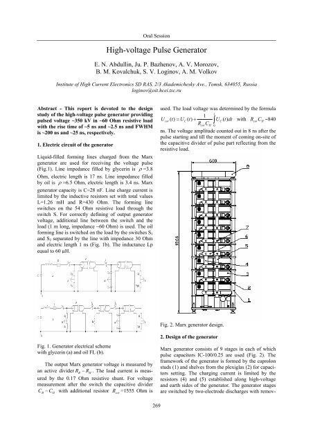 High-voltage Pulse Generator