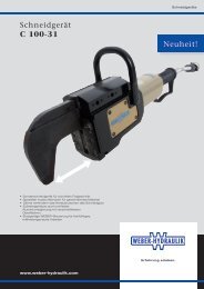 Datenblatt C 100 - Weber-Hydraulik GmbH