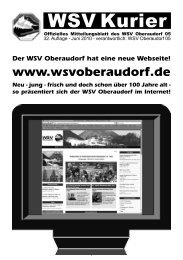 Neu - jung - frisch und doch schon über 100 ... - WSV Oberaudorf