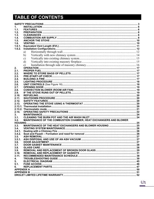 ECO - 65 OWNER'S MANUAL - Drolet