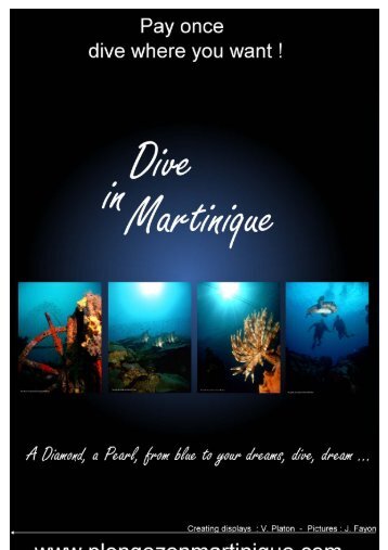 Description of the dive centre - Martinique
