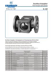 Durchfluss-Schaugläser - VENTEK Armaturen GmbH