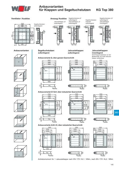 Klimageräte KG/KGW Top 21-1000