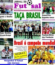 REGRAS - Jornal do Futsal