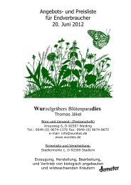 Wurzelgräbers Blütenparadies - wurdies.de