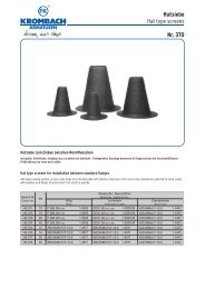 Hutsiebe Hat type screens Nr. 370 - VENTEK Armaturen GmbH