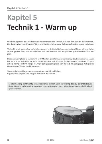 Kapitel 5 Technik 1 - Warm up