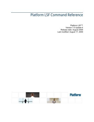 Platform LSF Command Reference - SAS