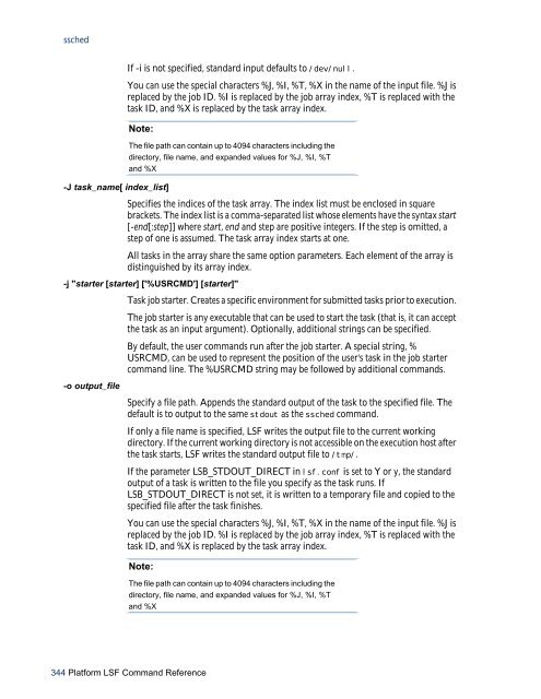 Platform LSF Command Reference - SAS