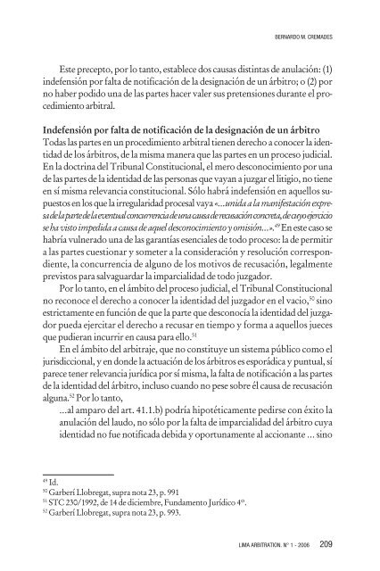 El Arbitraje en la Doctrina Constitucional Española - lima arbitration